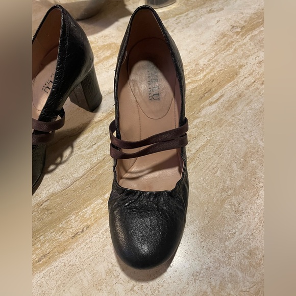 Anyi Lu Devine Pumps Black Block Heel - Picture 4 of 7